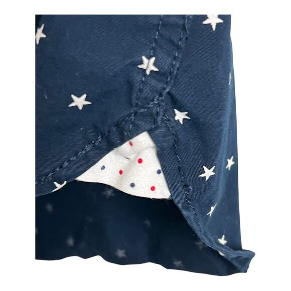 Denim & Flower by Ricky Singh Red White BLue Stars Shirt Button Down Casual L - Picture 3 of 6